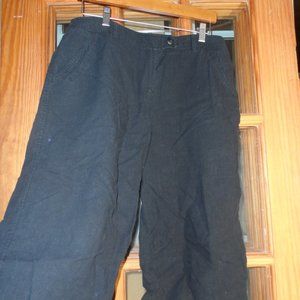 Alfani Black Linen Capris - Size 10